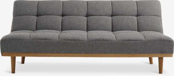 Trivietė sofa NEJEDE, šviesiai pilkos spalvos audinys