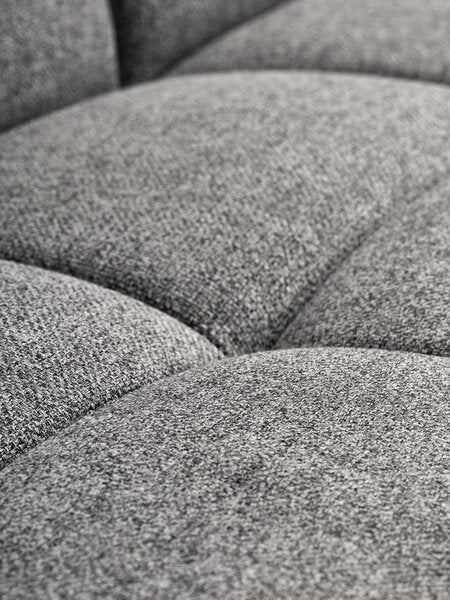 Trivietė sofa NEJEDE, šviesiai pilkos spalvos audinys