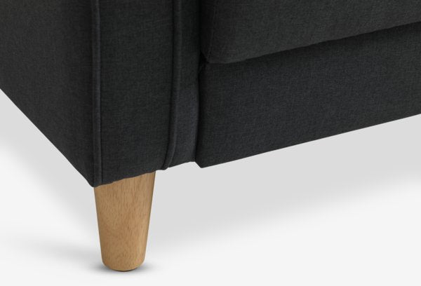 Dvivietė sofa TIVEDEN, tamsiai pilka audinio apdaila