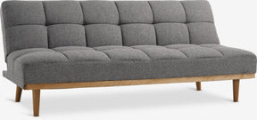 Trivietė sofa NEJEDE, šviesiai pilkos spalvos audinys