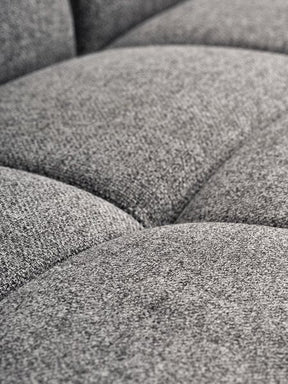 Trivietė sofa NEJEDE, šviesiai pilkos spalvos audinys