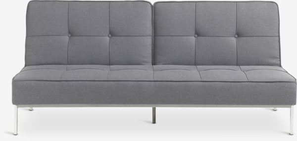 Trivietė sofa OREVAD, tamsiai pilkos spalvos audinys
