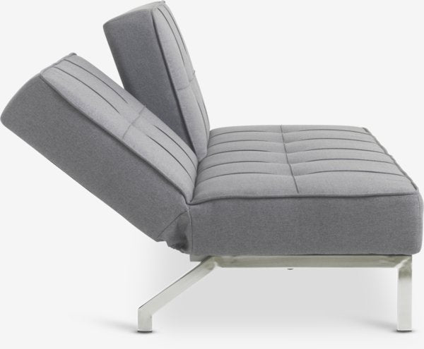 Trivietė sofa OREVAD, tamsiai pilkos spalvos audinys
