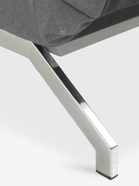 Trivietė sofa OREVAD, tamsiai pilkos spalvos audinys