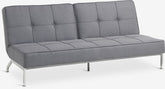 Trivietė sofa OREVAD, tamsiai pilkos spalvos audinys