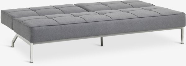 Trivietė sofa OREVAD, tamsiai pilkos spalvos audinys