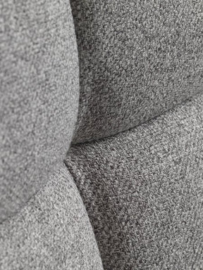 Trivietė sofa NEJEDE, šviesiai pilkos spalvos audinys