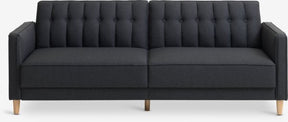 Dvivietė sofa TIVEDEN, tamsiai pilka audinio apdaila