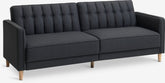 Dvivietė sofa TIVEDEN, tamsiai pilka audinio apdaila