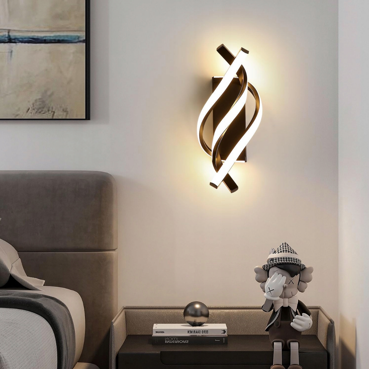 Modernus LED sieninis šviestuvas 22W