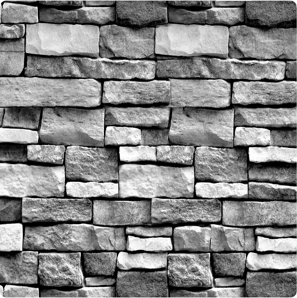 Lipni tapetė – 3D akmens imitacija, 45 cm x 10 m