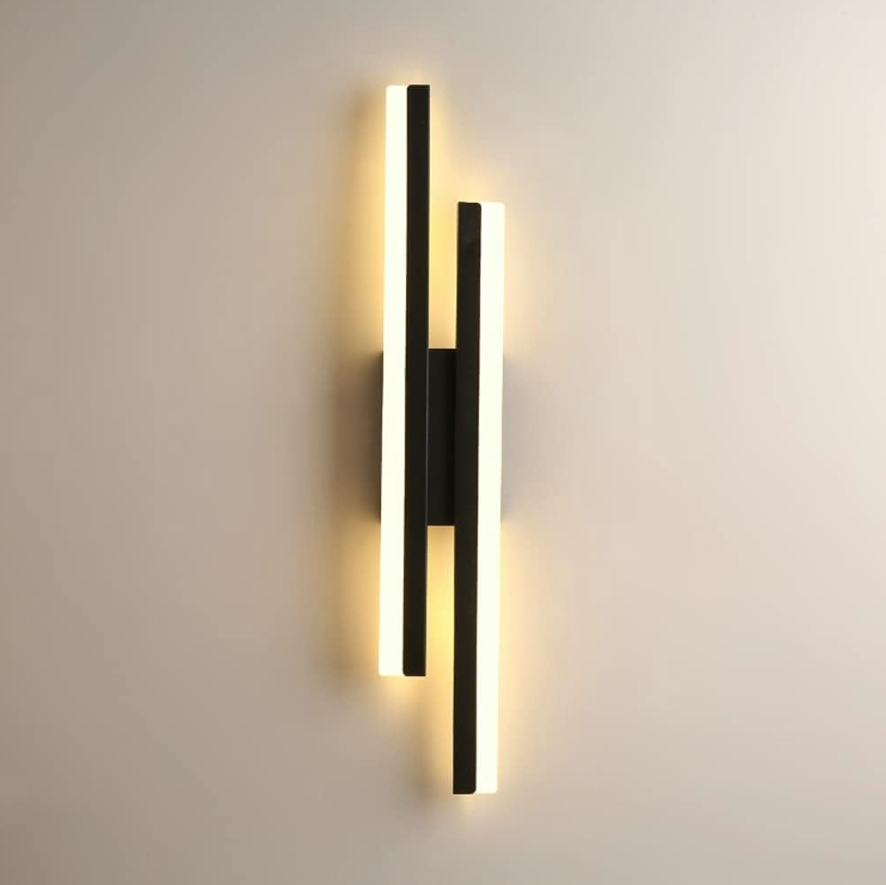 Loftinis juodas LED šviestuvas 16W