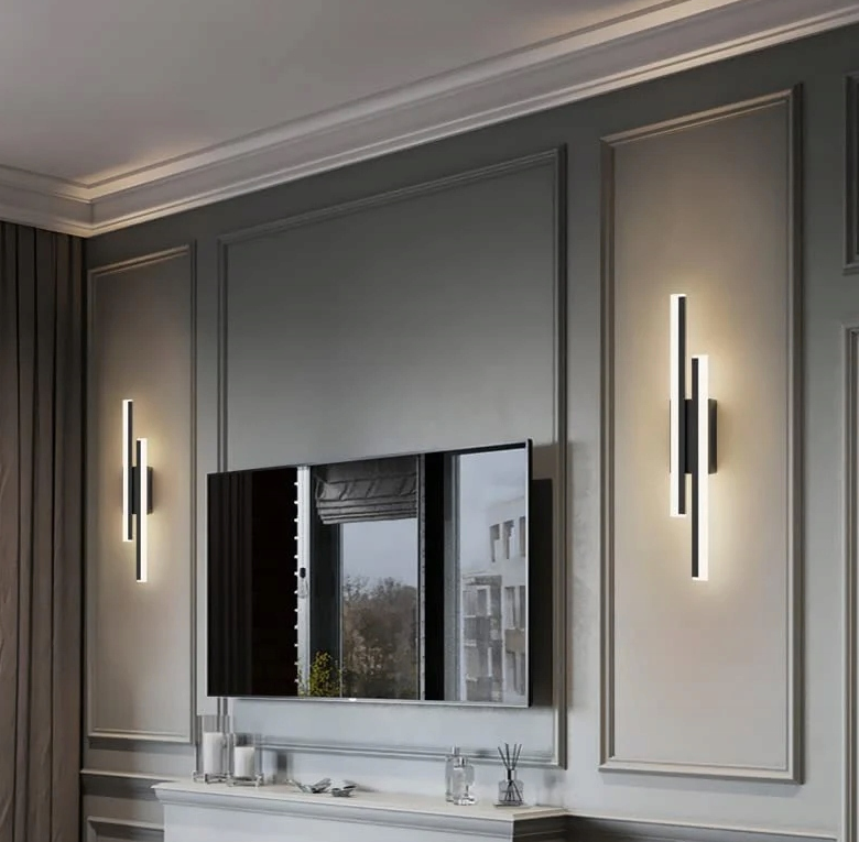Loftinis juodas LED šviestuvas 16W